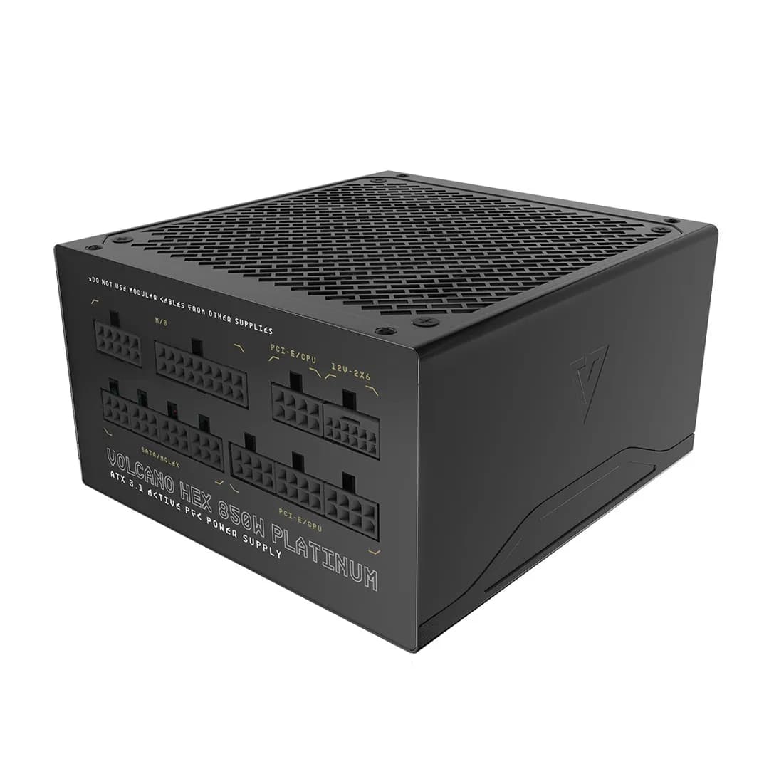 Modecom ZASILACZ VOLCANO HEX 850W PLATINUM ATX 3.1, zdjęcie 1 z 8
