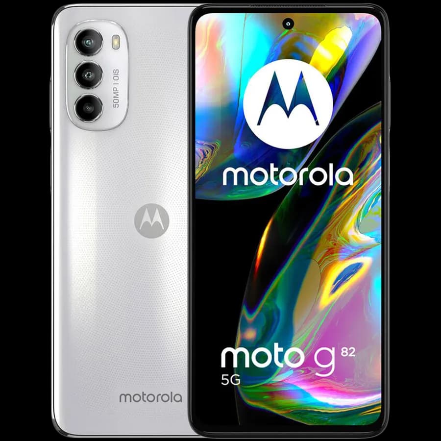 Motorola Moto G82 6 GB/128 GB White Lily, Grade C, Used, zdjęcie 1 z 4