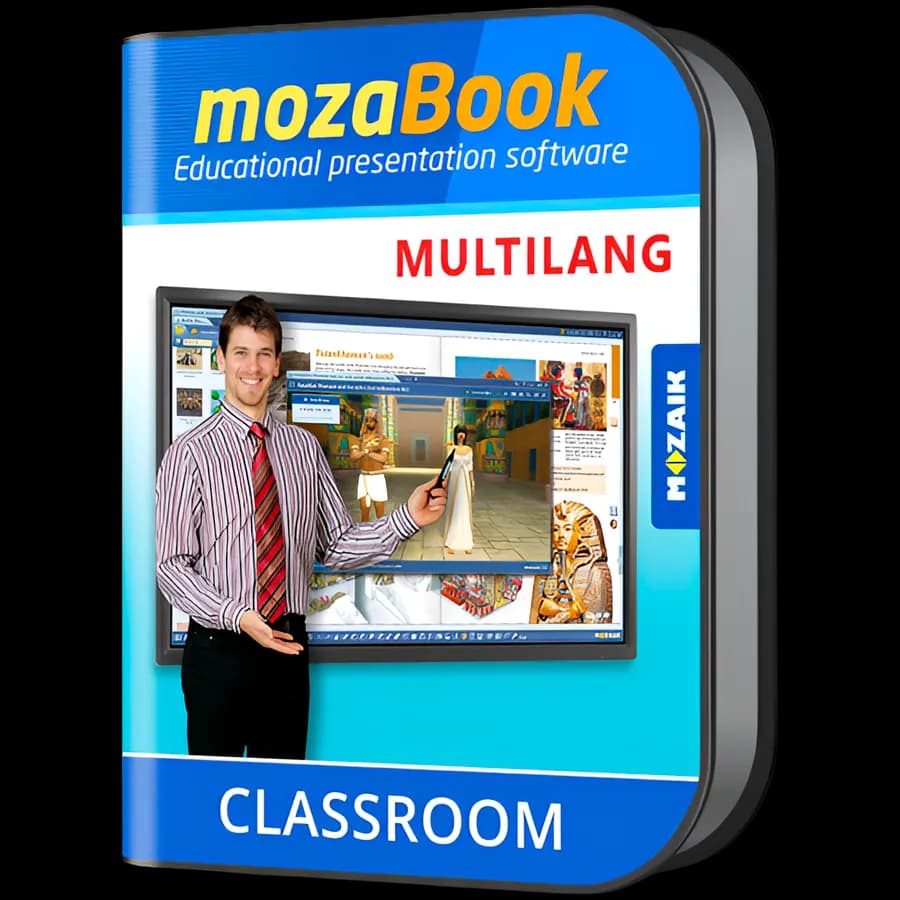 Mozaik Education mozaBook MULTILANG - 40 languages, one device, 1 Yearinteractive educational presentation