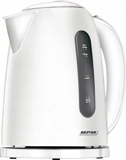 Mpm Czajnik bezprzewodowy 1,7 l MCZ-85 biały, poj. 17,L, wymienny filtr, 2200 W