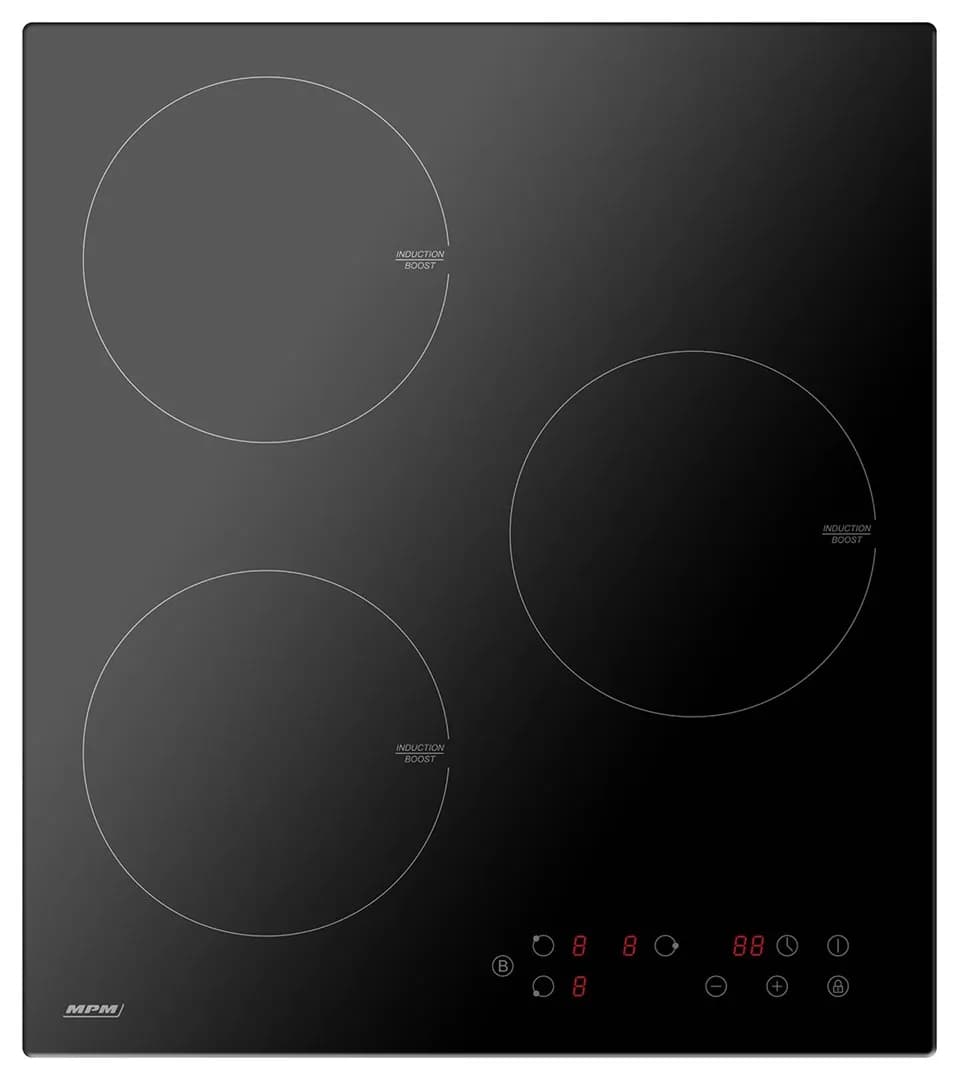 Mpm Płyta indukcyjna MPM-45-IM-14 45 cm | 2 pola | Booster | timer | czarny, zdjęcie 1 z 3