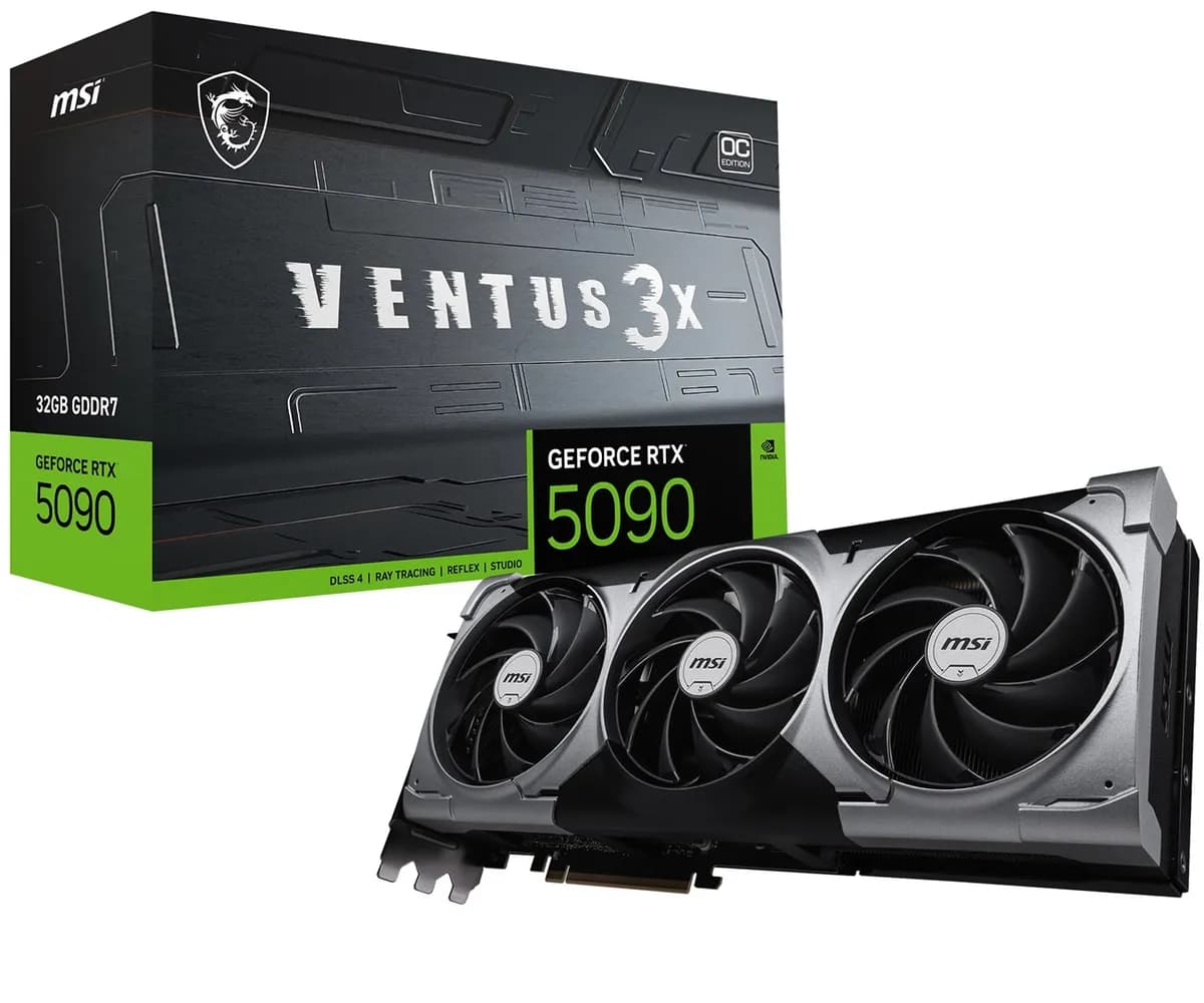 Msi Karta graf. GeForce RTX 5090 32G VENTUS 3X OC, zdjęcie 1 z 12