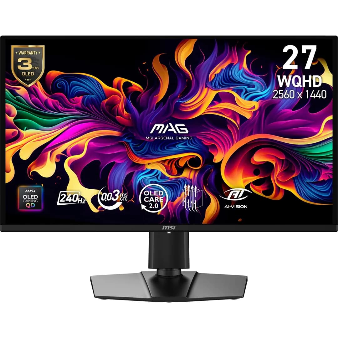 Msi Monitor 26.5" MAG 274QP QD-OLED X24 WQHD 240Hz, zdjęcie 1 z 12