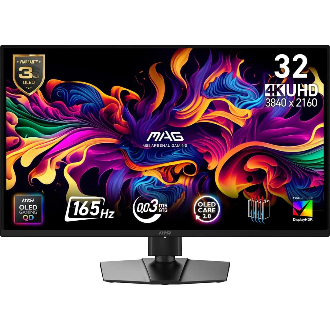 Msi Monitor 31.5" MAG 322UP QD-OLED E16 4K 165Hz, zdjęcie 1 z 12