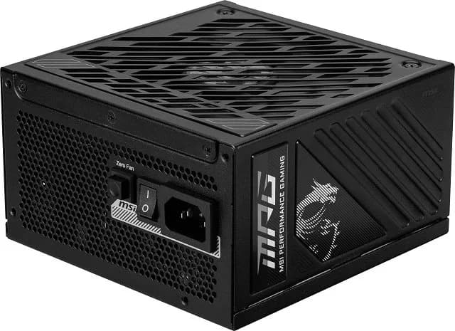 Msi Zasilacz MPG A1250GS 1250W PCIE5 80+ Gold ATX 3.1, zdjęcie 1 z 10