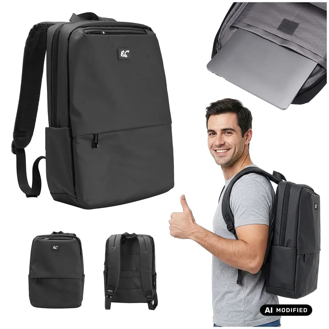 Nano RS NANORS PLECAK NA LAPTOPA NANORS, 15,6", CZARNY, 41X29X4, WODOODPORNY RS202 B RS202 B, zdjęcie 1 z 12