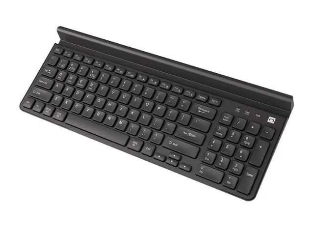 Natec KLAWIATURA BEZPRZEWODOWA FELIMARE US SLIM BLUETOOTH+2.4GHZ UCHWYT NA TABLET/SMARTFON, zdjęcie 1 z 6