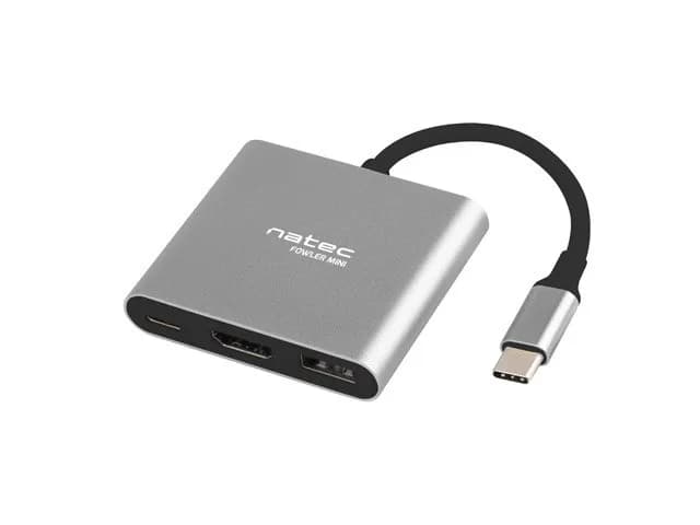 Natec MULTI PORT FOWLER MINI (USB-C PD, USB 3.0, HDMI 4K) NMP-1607, zdjęcie 1 z 12