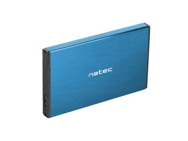 Natec Obudowa na dysk Rhino Go NKZ-1280 (2.5"; USB 3.0; Aluminium; kolor niebieski), zdjęcie 1 z 6