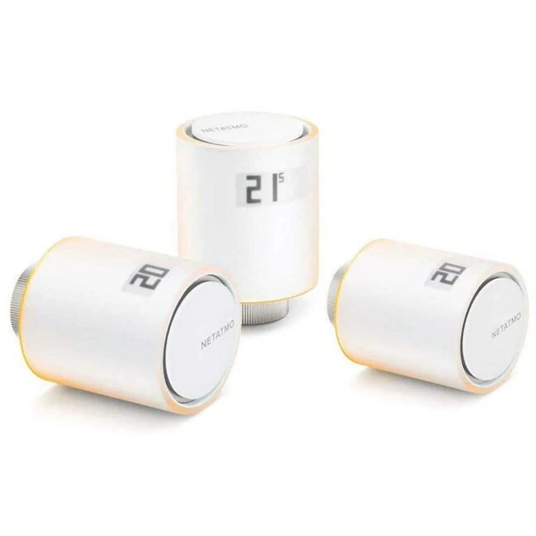 Netatmo Zestaw 3 inteligentnych głowic termostatycznych NBU-NAV, zdjęcie 1 z 2