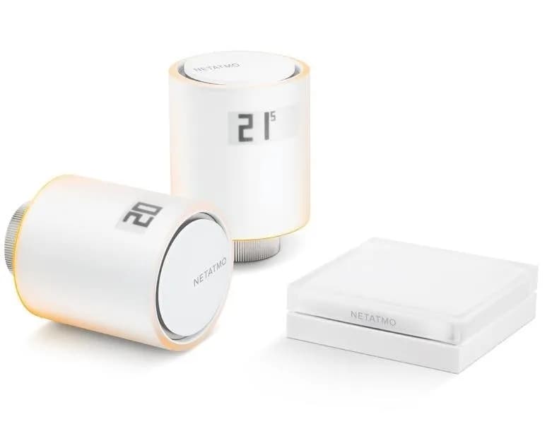 Netatmo Zestaw startowy inteligentnych głowic termostatycznych NVP