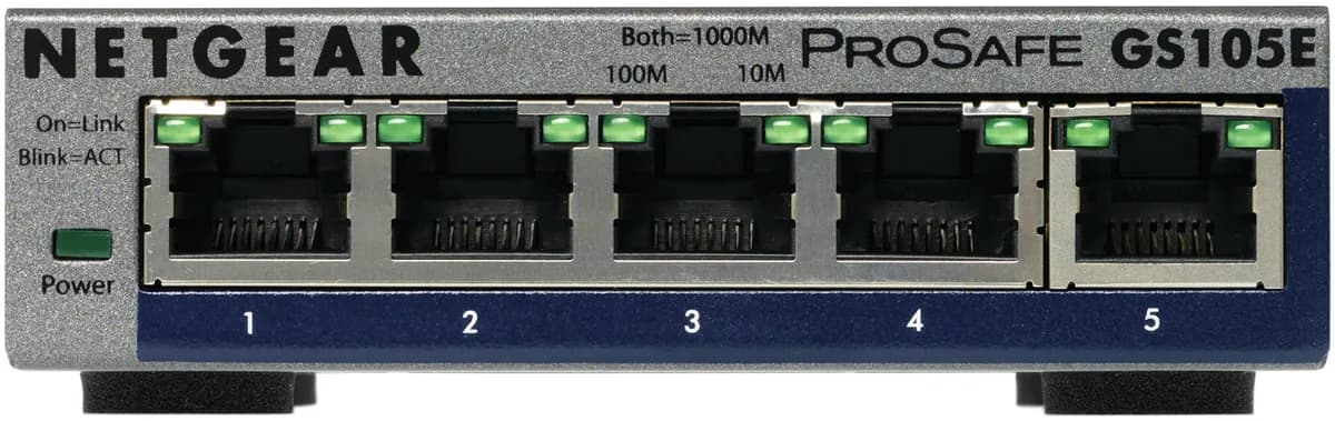 Netgear Switch GS105E-200PES 5p Unmanaged Gigabit, zdjęcie 1 z 4