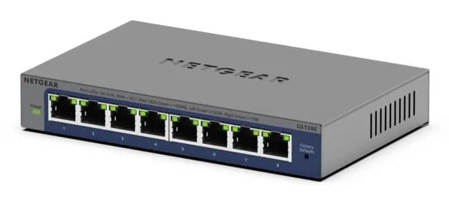 Netgear Switch GS108E-400EUS 8p Unmanaged Gigabit, zdjęcie 1 z 6