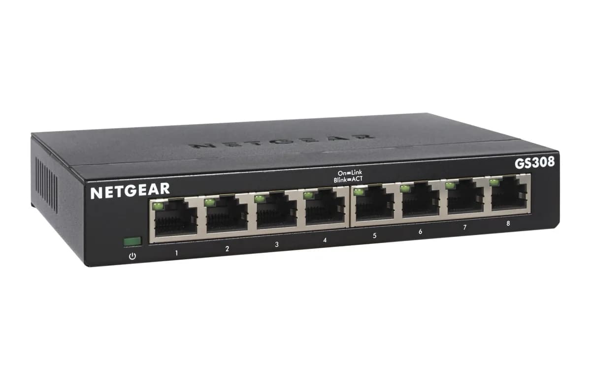 Netgear Switch GS308-300PES 8p Unmanaged Gigabit, zdjęcie 1 z 2