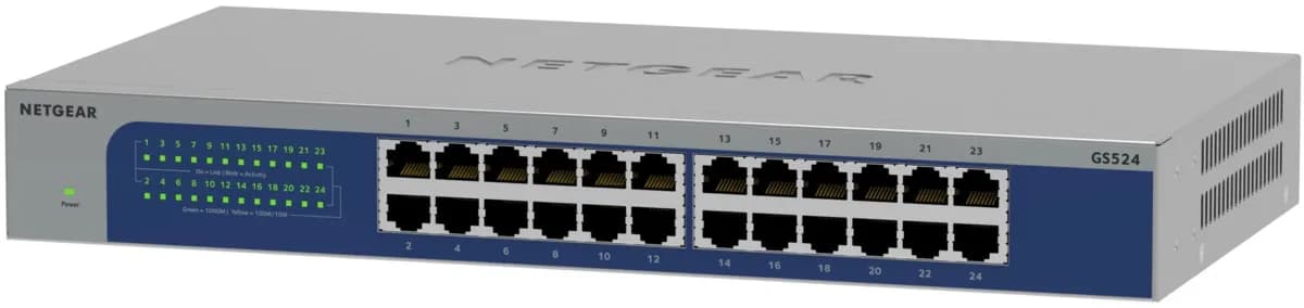 Netgear Switch GS524-300EUS 24p Unmanaged Gigabit, zdjęcie 1 z 3