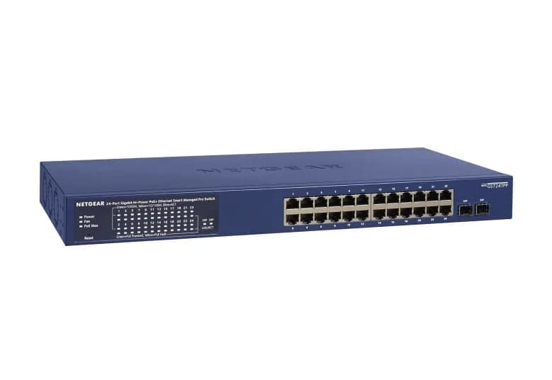 Netgear Switch GS724TP-300EUS 26p PoE 190W (PoE+: 24p) Managed Gigabit, zdjęcie 1 z 4