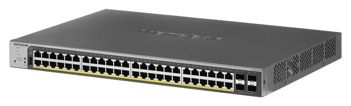 Netgear Switch GS752TPP-300EUS 52p PoE 760W (PoE+: 48p) Managed Gigabit, zdjęcie 1 z 10