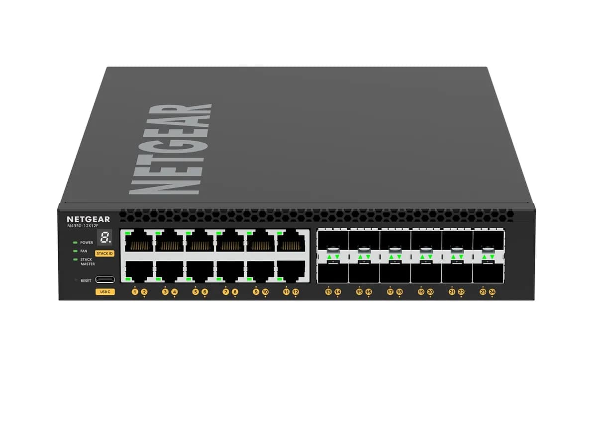 Netgear Switch XSM4324-100NES 24p Managed Multigigabit (M4350-12X12F), zdjęcie 1 z 9