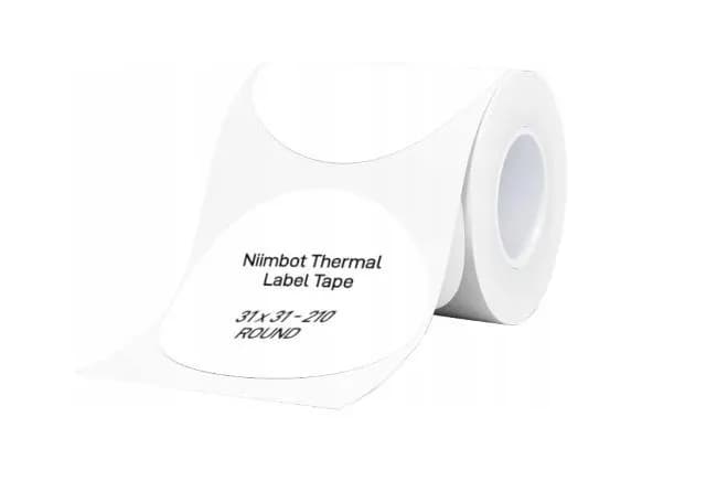 Niimbot Etykiety termiczne T31*31 Round -210White