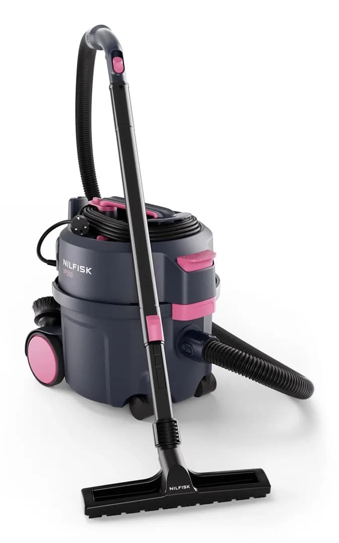 Nilfisk VP300 HEPA PINK T (nr.kat 107421156) odkurzacz biurowy, zdjęcie 1 z 5