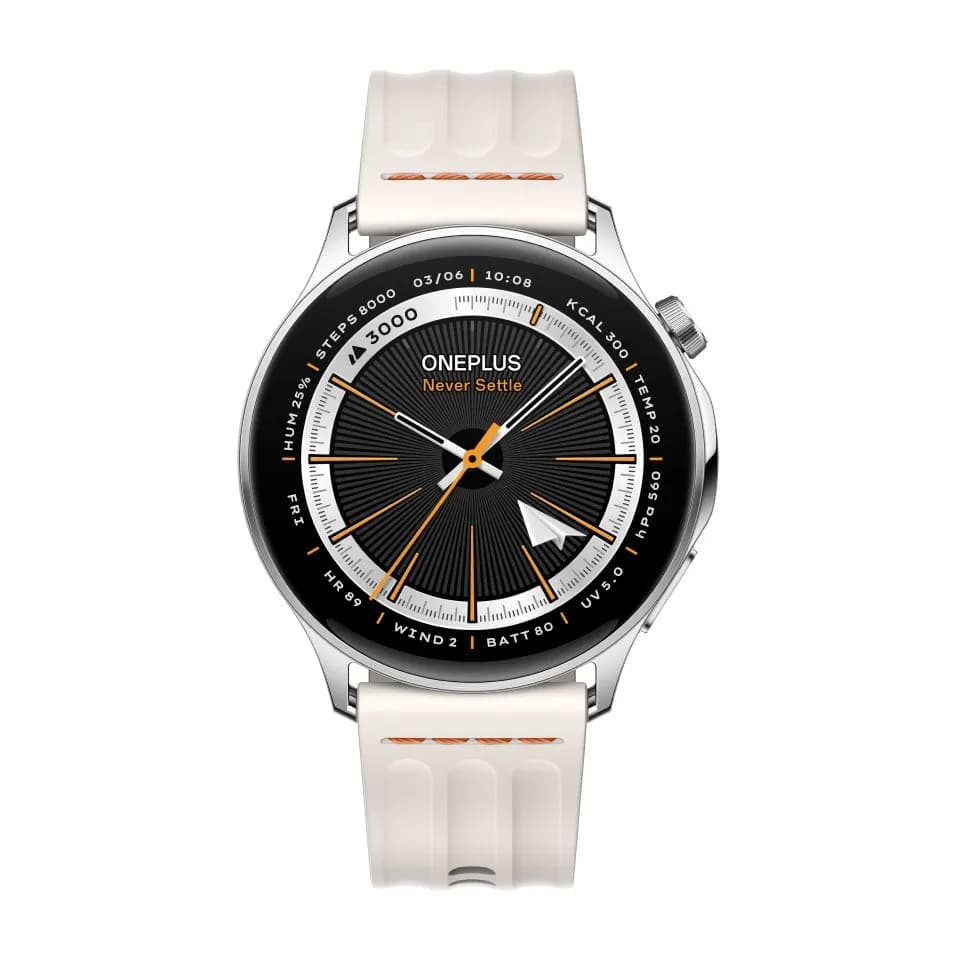 Oneplus Smartwatch Watch Lite AMOLED 45mm Srebrny, zdjęcie 1 z 3