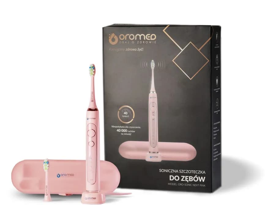 Oromed Szczoteczka soniczna ORO SONIC NEXT PINK (OUTLET), zdjęcie 1 z 8