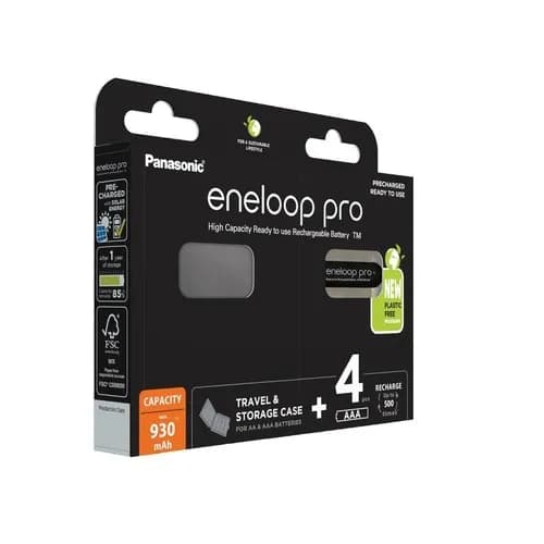 Panasonic ENELOOP PRO AAA 930mAh 4 szt + box, zdjęcie 1 z 3