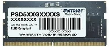 Patriot DDR5 32GB 5600MHz SODIMM Signature