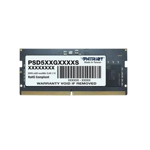 Patriot SIGNATURE SO-DIMM DDR5 16GB 5600MHz 1 Rank, zdjęcie 1 z 3