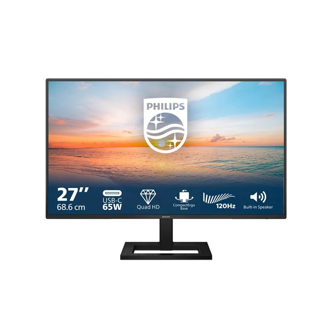 Philips MONITOR LED QHD 27" E-LINE 27E1N1600AE/00 100Hz, zdjęcie 1 z 12