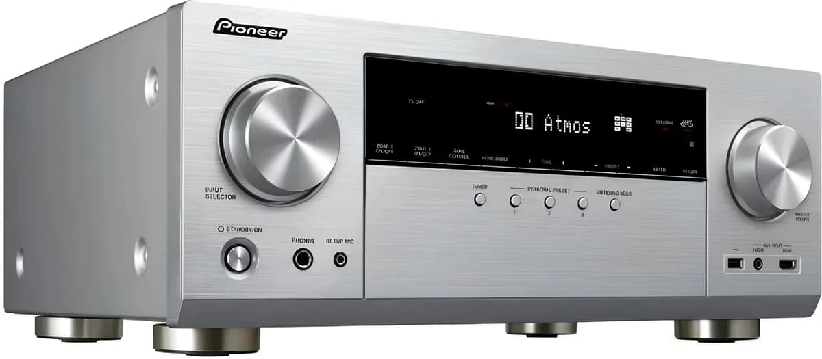 Pioneer Amplituner kina domowego VSX-LX305 srebrny, zdjęcie 1 z 3