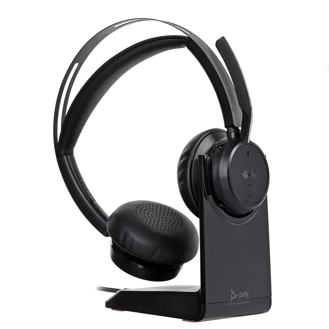 Poly Słuchawki Voyager Focus 2 z certyfikatem Microsoft Teams USB-C-C Headset + USB-C/A, zdjęcie 1 z 10