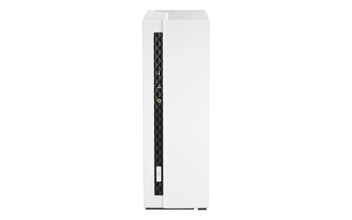 Qnap TS-133, Tower, 1 x 2.5"/3.5" SATA, ARM 1.8GHz Quad core, 2GB, 1 x 1GbE, External adapter, zdjęcie 1 z 7