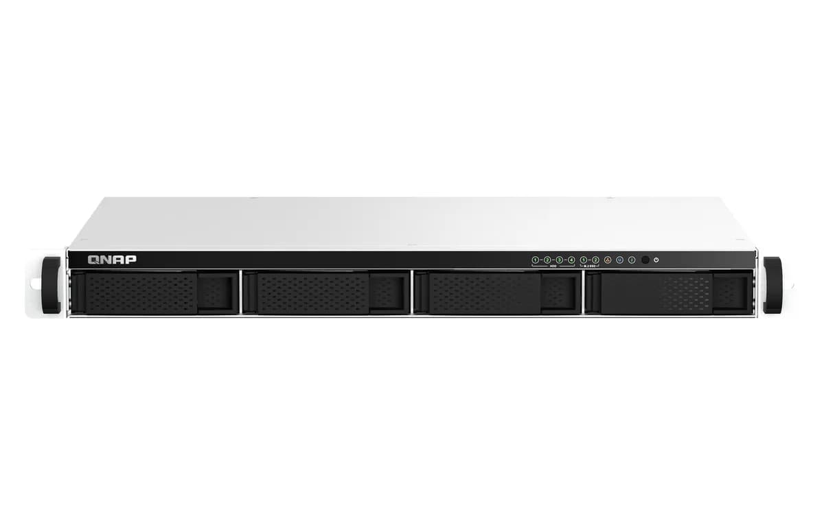 Qnap TS-464eU-8G, 1U, 4 x 2.5"/3.5" SATA, Intel Celeron N5105/N5095 4C/4T, 8GB RAM onboard, zdjęcie 1 z 6