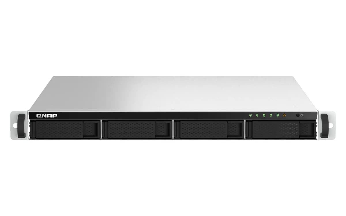 Qnap TS-464U-8G, 1U, 4 x 2.5"/3.5" SATA, Intel Celeron N5105/N5095 4C/4T, 8GB RAM onboard (not, zdjęcie 1 z 5