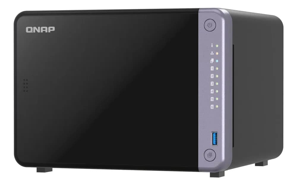 Qnap TS-632X-4G, Tower, 6 x 2.5"/3.5" SATA, AnnapurnaLabs Alpine AL524 4C, 4GB (Max. 16GB), zdjęcie 1 z 7