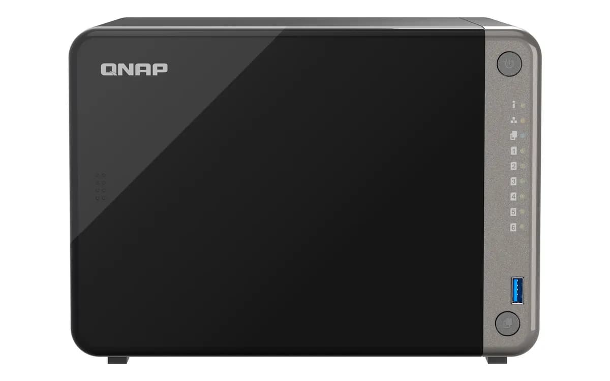 Qnap TS-AI642-8G, Tower, 6 x 2.5"/3.5" SATA, 8-core ARM Cortex 64-bit, onboard 8GB (not, zdjęcie 1 z 7