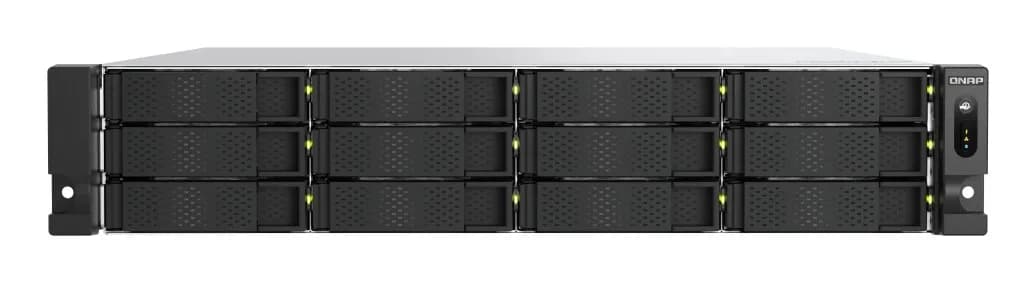 Qnap TS-h1277AXU-RP-R5-16G, 2U, 12 x 3.5" SATA, AMD Ryzen Pro 7645 6/12, 16 GB UDIMM DDR5, zdjęcie 1 z 9