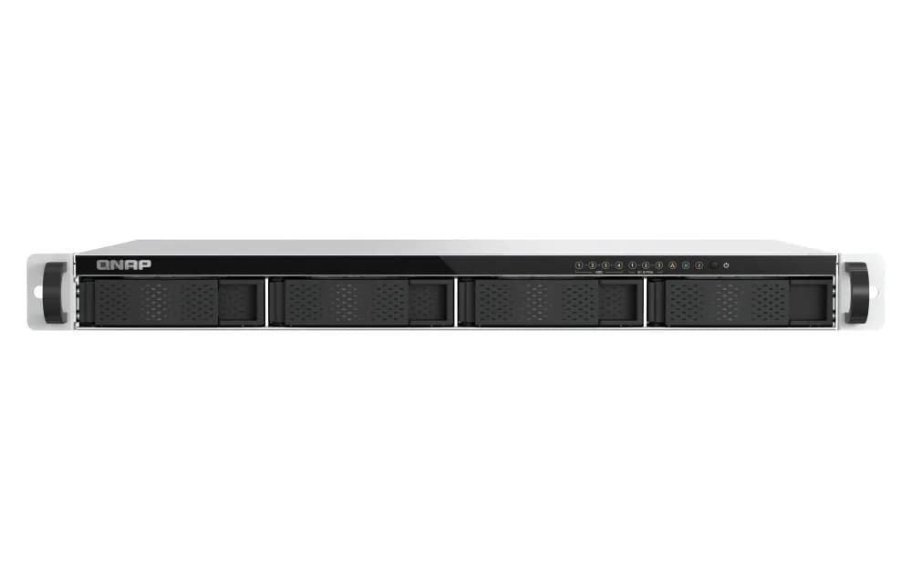 Qnap TS-h765eU-8G,1U RACK, 4 x 2.5"/3.5" SATA + 3 x E1.S/PCIe M.2 2280, Intel Atom x7405C, 8GB, zdjęcie 1 z 9