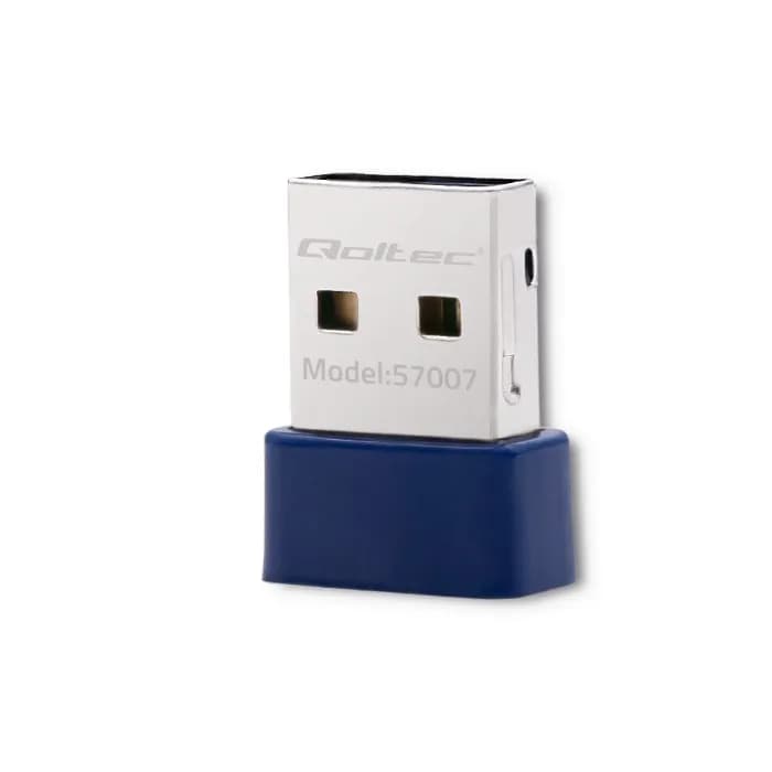 Qoltec ADAPTER WI-FI BEZPRZEWODOWY STANDARD N | BT 4.0 USB, zdjęcie 1 z 5