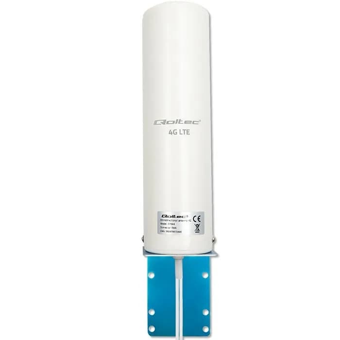 Qoltec ANTENA 4G LTE DUAL | 5DBI | DOOKÓLNA | ZEWNĘTRZNA, zdjęcie 1 z 10