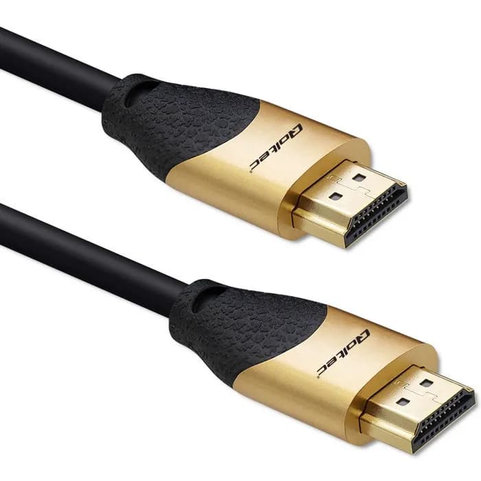Qoltec KABEL HDMI V2.1 ULTRA HIGH SPEED 8K | 60HZ | 28AWG | GOLD | 2M, zdjęcie 1 z 10