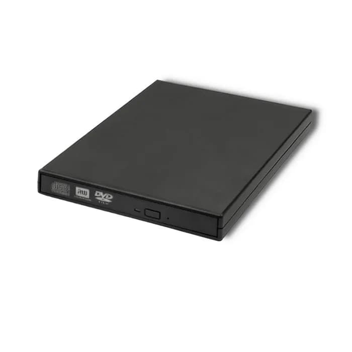 Qoltec NAGRYWARKA DVD-RW ZEWNĘTRZNA | USB 2.0 | CZARNA, zdjęcie 1 z 6