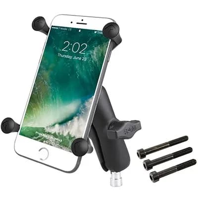 RAM Mounts RAM MOUNT Uchwyt X-GRIP montowany do kierownicy motocykla ze śrubami M8 RAM-B-367-UN10U, zdjęcie 1 z 2