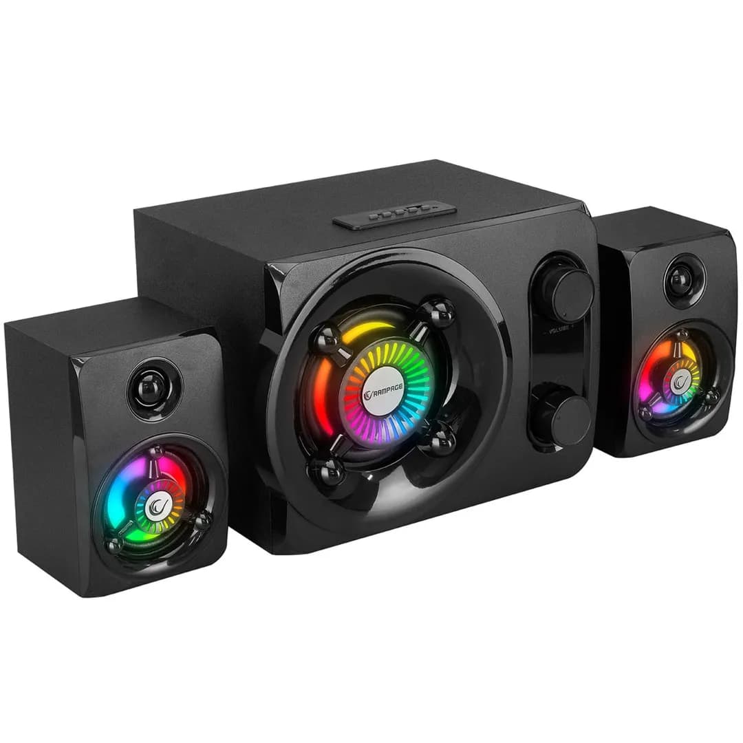 Rampage GŁOŚNIKI RMS-G8 GAMINGOWE 25 W BT USB SD FM, zdjęcie 1 z 6