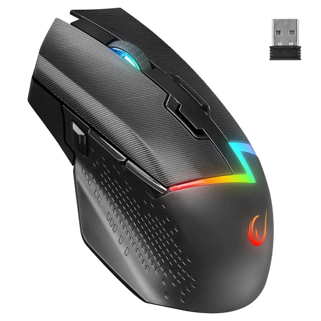Rampage MYSZ BEZPRZEWODOWA DROP M3 V2 24000 DPI BLACK, zdjęcie 1 z 6