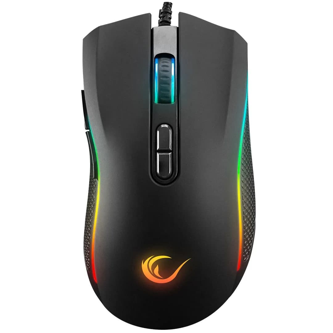 Rampage MYSZ SMX-R44 V2 MACRO BLACK 12800 DPI RGB LED, zdjęcie 1 z 7