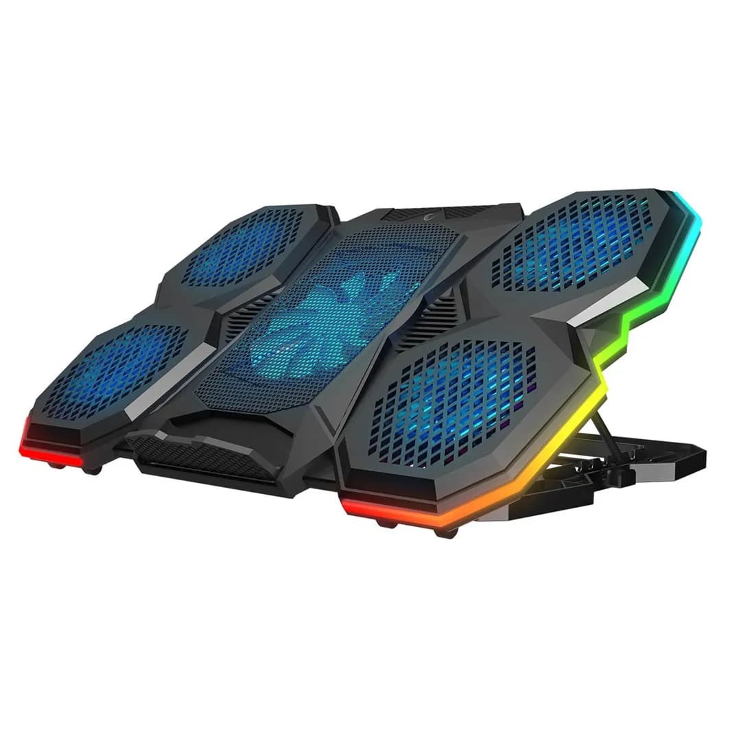 Rampage PODSTAWKA CHŁODZĄCA POD LAPTOP AD-RC14 9-17" RGB, zdjęcie 1 z 8
