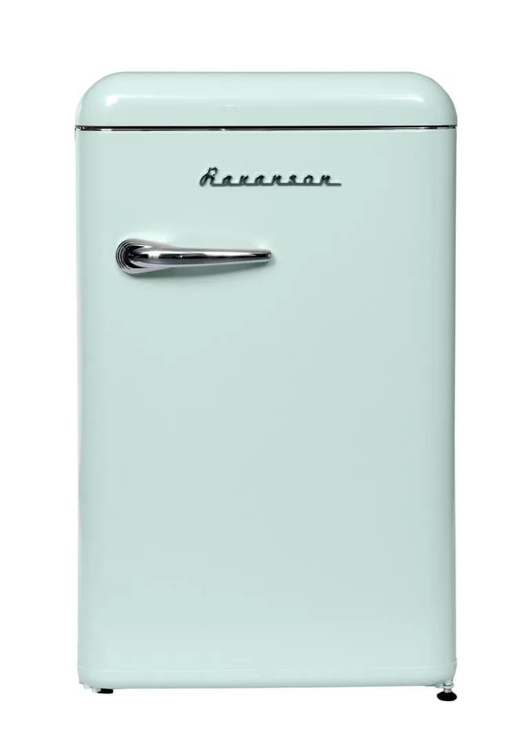 Ravanson Lodówka Retro LKK-120RM 545 x 585 x 860 mm | 106l | klasa E | miętowy, zdjęcie 1 z 2