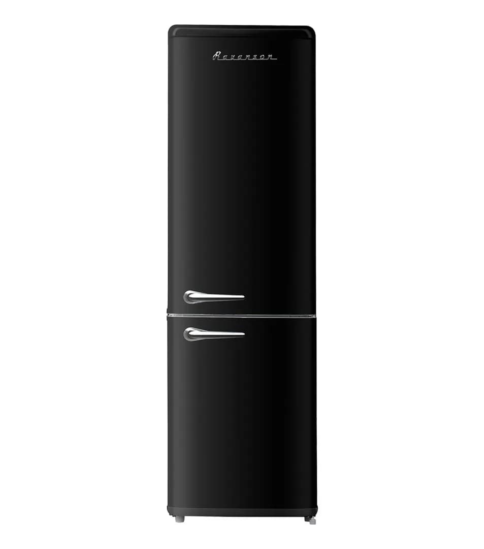 Ravanson Lodówka Retro LKK-250RB 250l | oświetlenie LED | styl vintage | 545 x 585 x 182 mm |, zdjęcie 1 z 9
